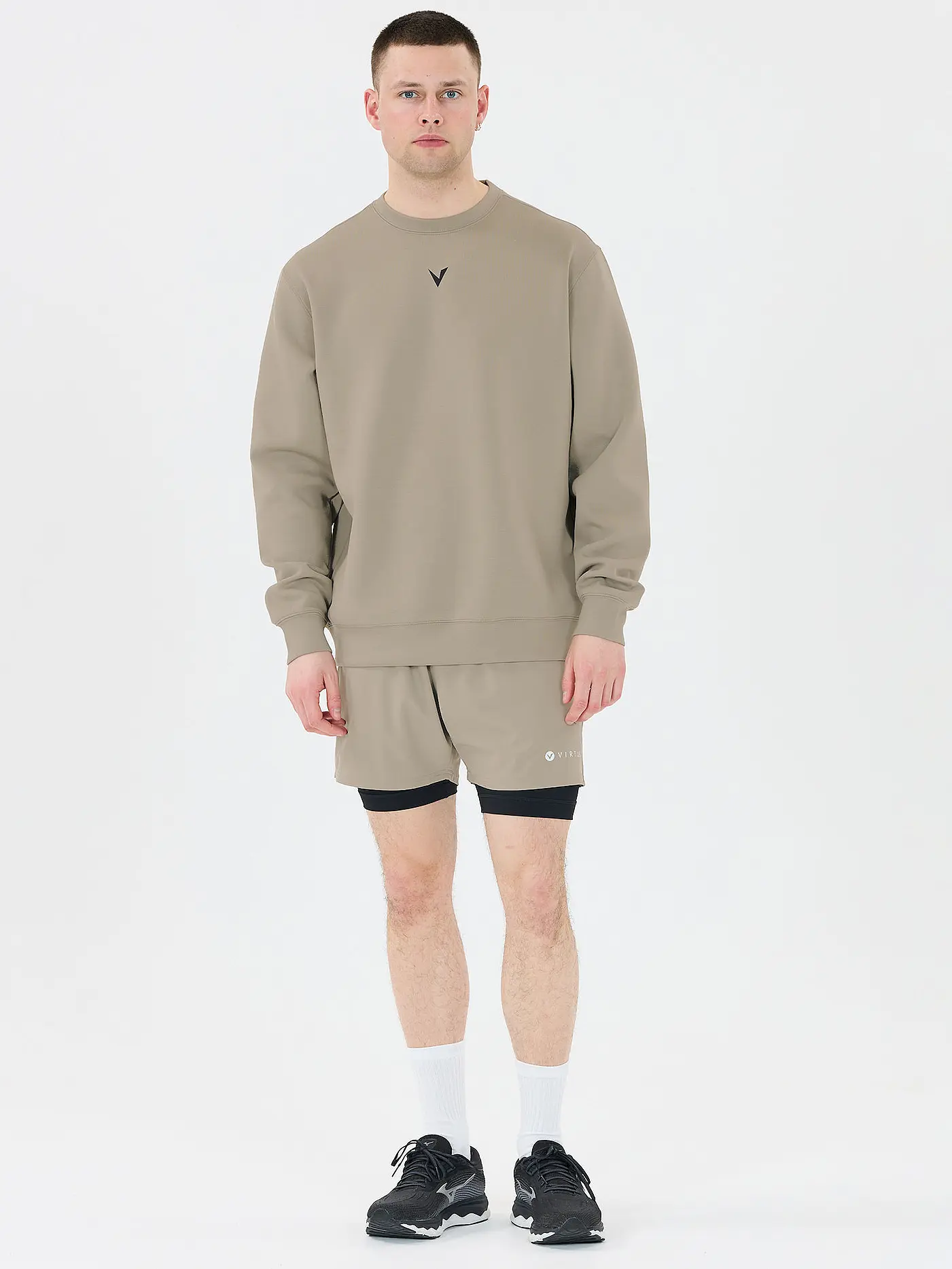 VIRTUS | Herren Sweater Taro Crew | camel